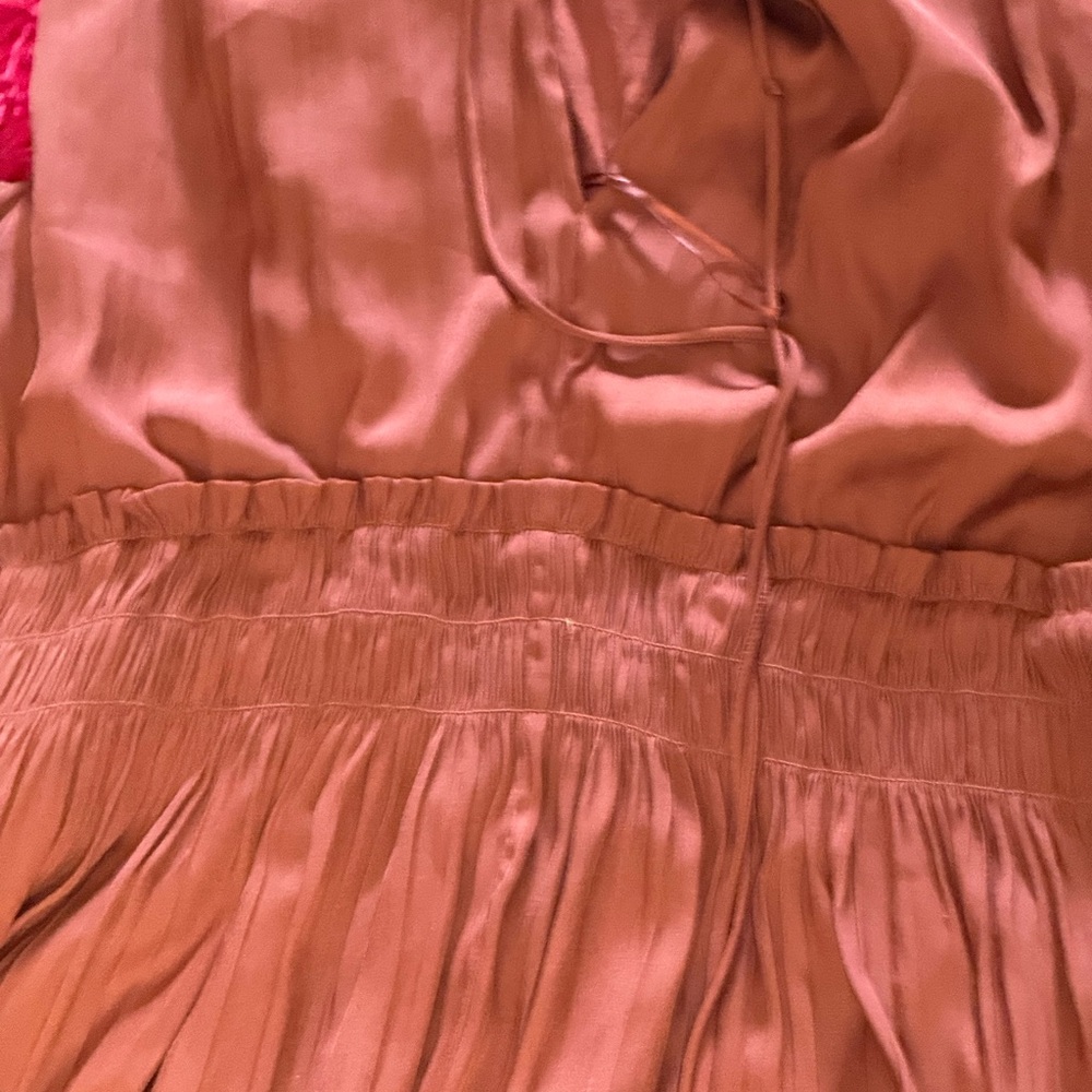 Elegant Rust Dress